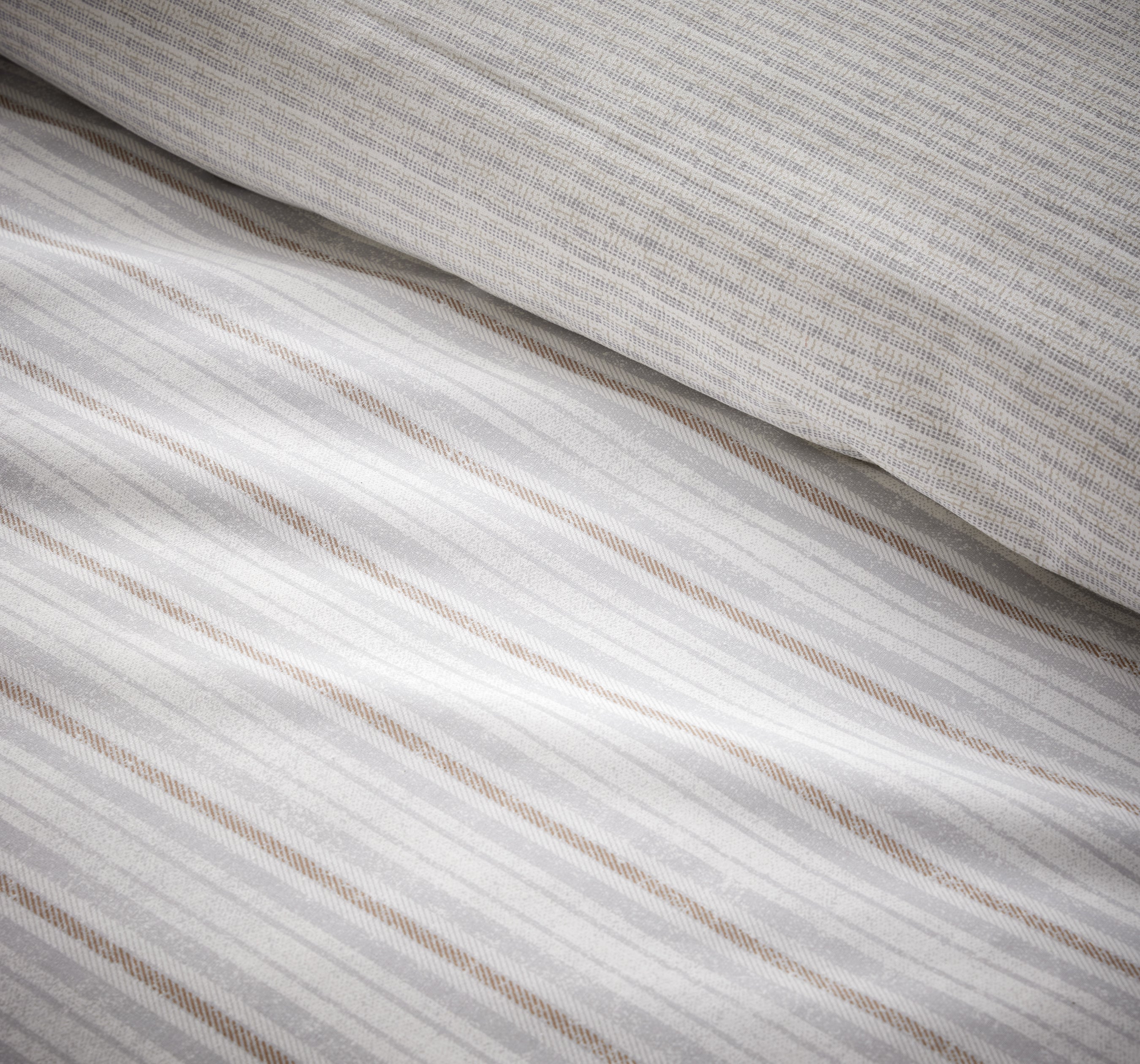 Vantona Home - Boucle Stripe - Bedding - Bed linen - stripe bedding - grey bedding 0 duvet cover - boy bedding