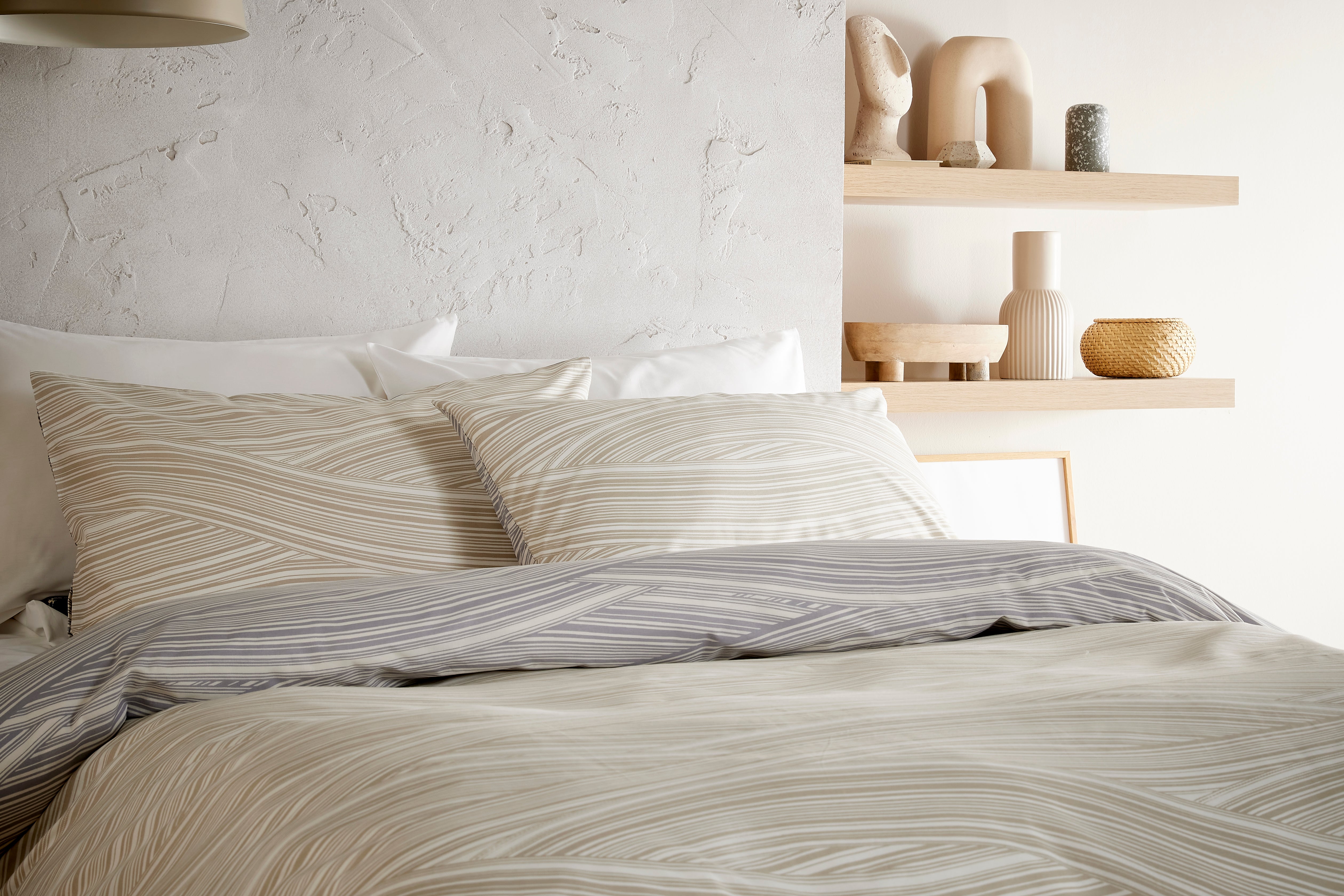 Beige bedding - netural bedding - luxury bedding - vantona bedding - duvet cover 