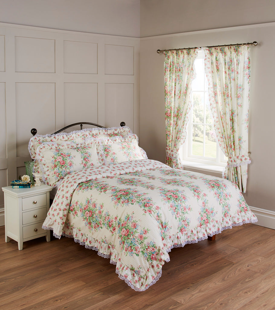 Vantona - Vantona home - Vantona bedding - Vantona duvet covers - Vanton bed linen - Bed Sets - Bedding - Bed Sheets- Bedspread - Fitted sheet - Bed Covers - Quilt cover - Luxury Bedding - Duvet covers - Double bedding - floral bedding - cream bedding